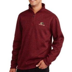 Mossy Oak Red 1/4 Zip Long Sleeve Pullover